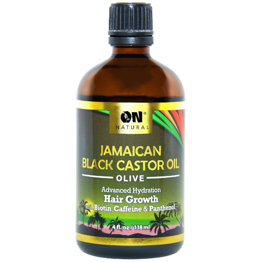 On Natural Jamaican Black Castor Oil Olive 4 Oz