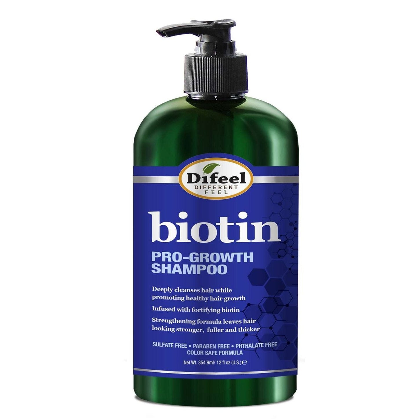 Difeel Biotin Pro-Growth Shampoo 12 Oz