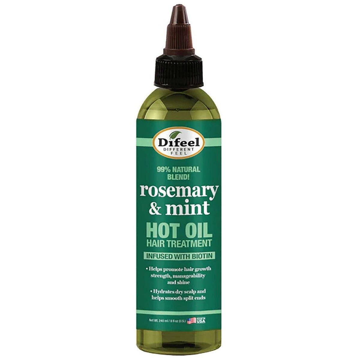 Difeel Sunflower Difeel Rosemary Mint Strengthening Hot Oil 8 Oz