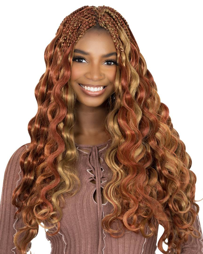 SYNTHETIC GODDESS BOX BRAID BODY WAVE 22-#1B
