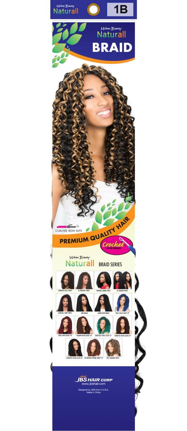 SYNTHETIC NATURALL CROCHET BRAID  DEEP TWIST COLOR-#33
