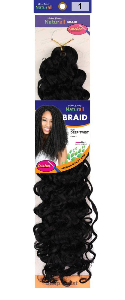 SYNTHETIC NATURALL CROCHET BRAID  DEEP TWIST COLOR-#33