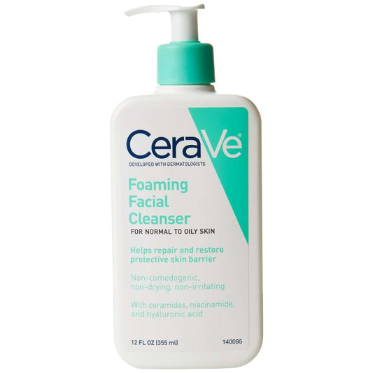 Cerave Foaming Facial Cleanser Oil Control 12 Oz