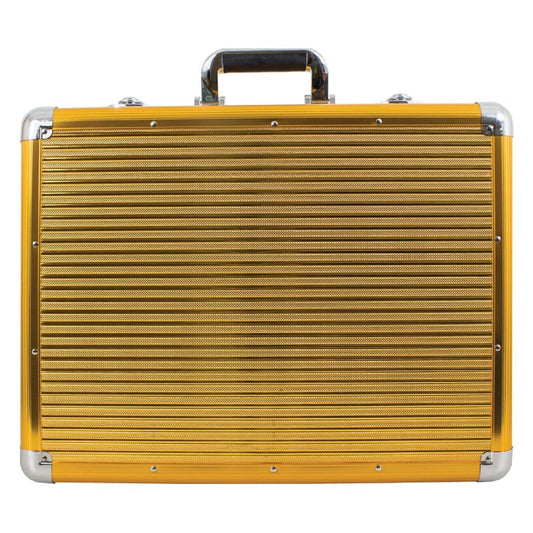 Vincent Hard Back Briefcase Style Large Mastercase Gold