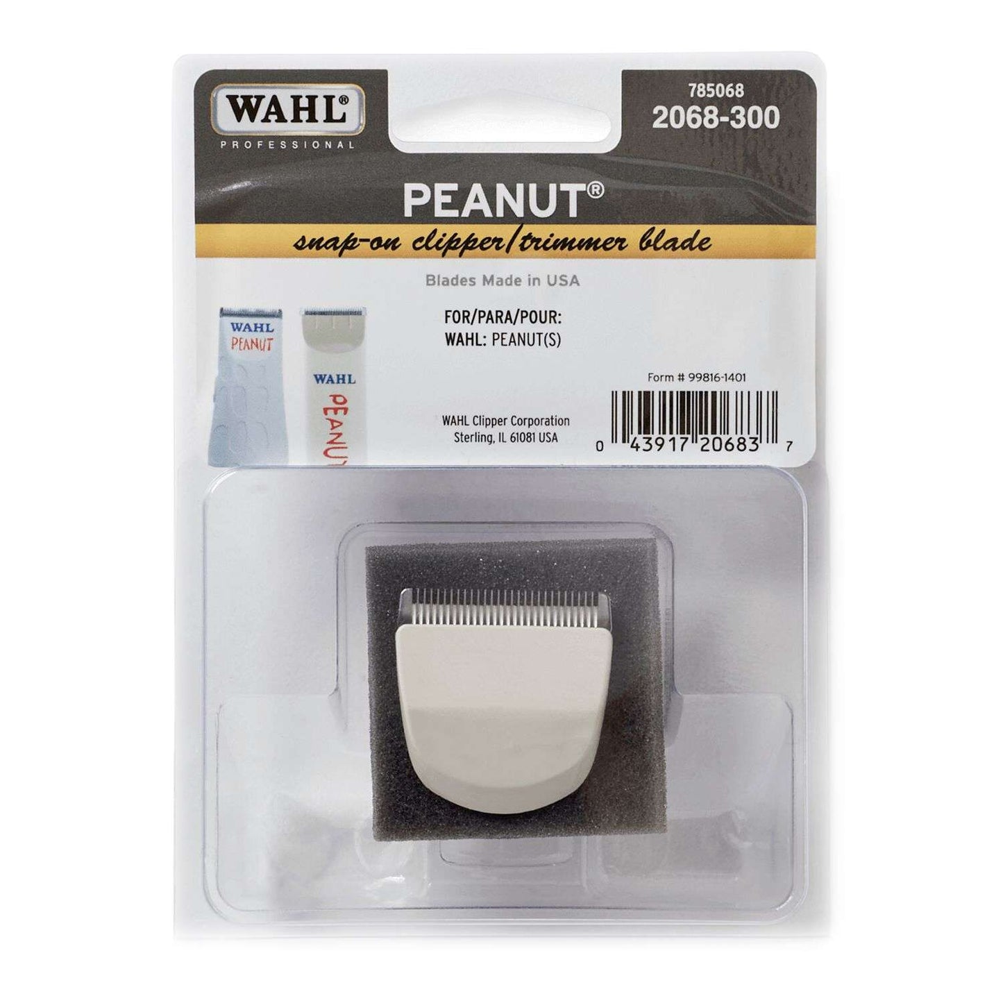 Wahl Peanut Snap-On Blade  White