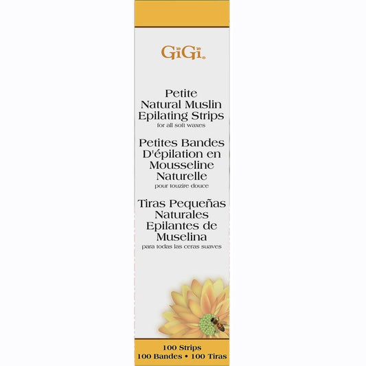 Gigi Natural Muslin Epilating Strips  Petite