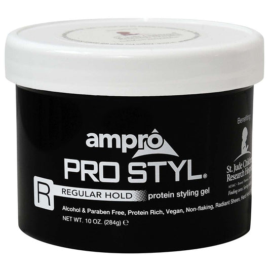 Ampro Styling Gel Protein Black Regular 10 oz