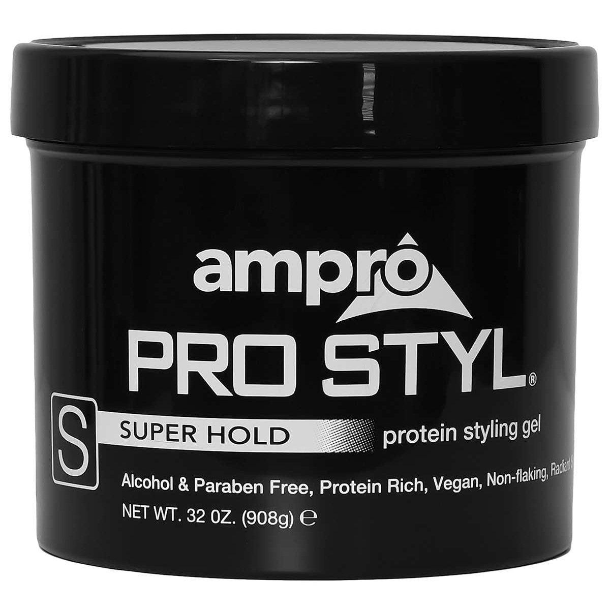 Ampro Styling Gel Protein Black-Super Hold