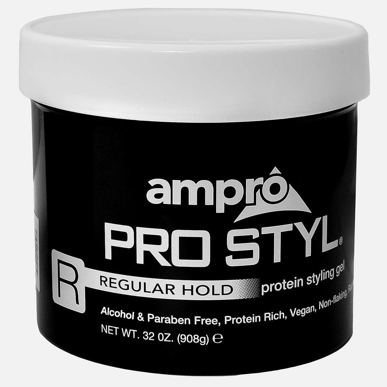 Ampro Styling Gel Protein Black Regular