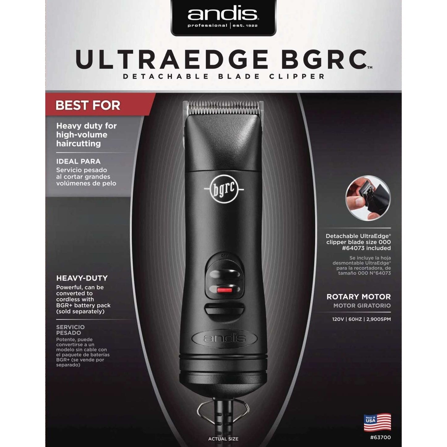 Andis Ultraedge Bgrc Clipper