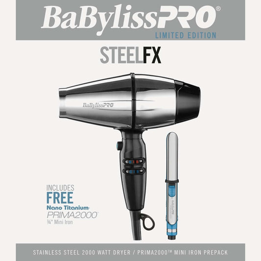 Babylisspro Dryer Steelfx  Prima 2000 Mini Iron