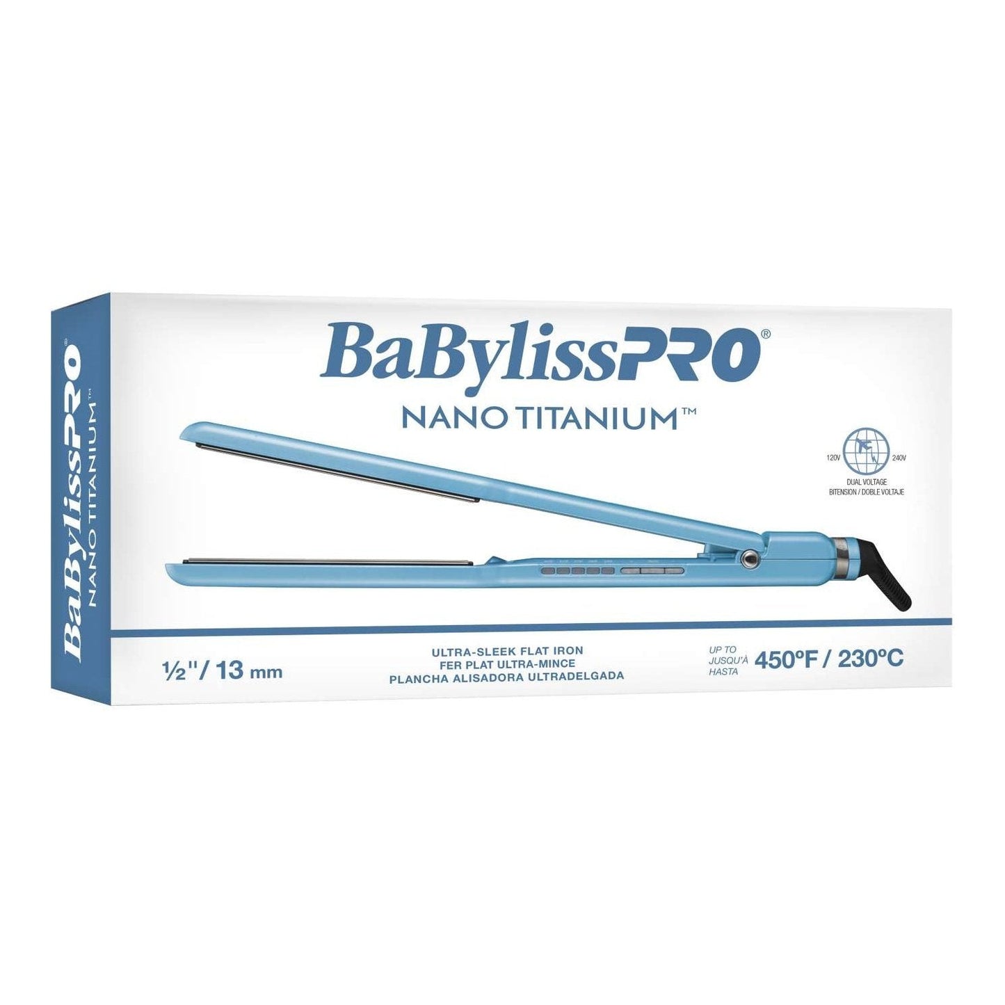 Babylisspro Nano Titanium 12 Inch Ultra-Sleek Flat Iron