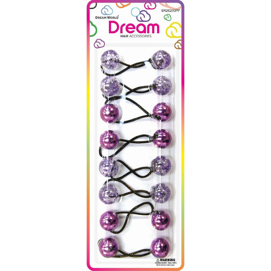 Chloe Bead 2200 Round Glitter Red Assort