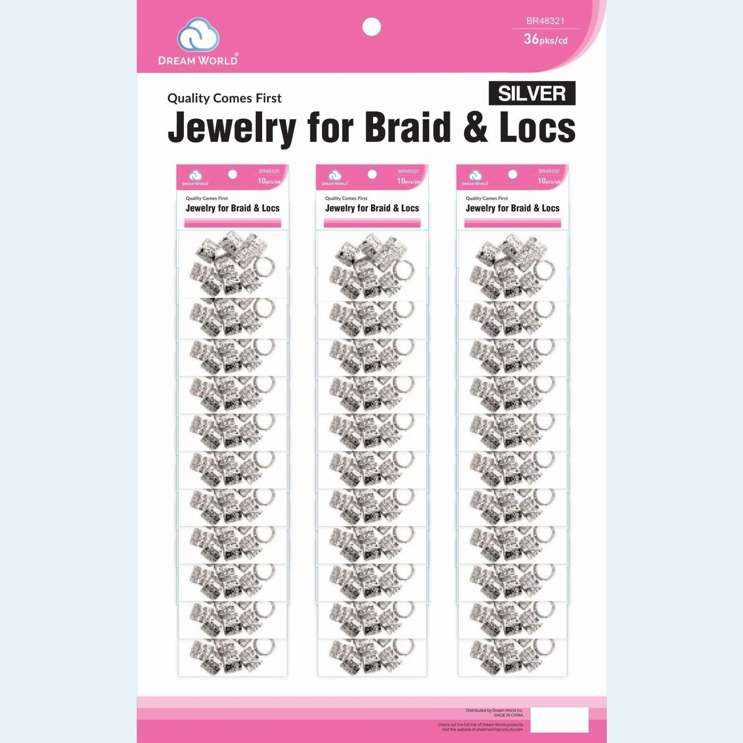 Brittny  Jewelry Braids  Locs Silver