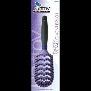 Brittny Brush Metallic Purple Vent 9 Row Tip