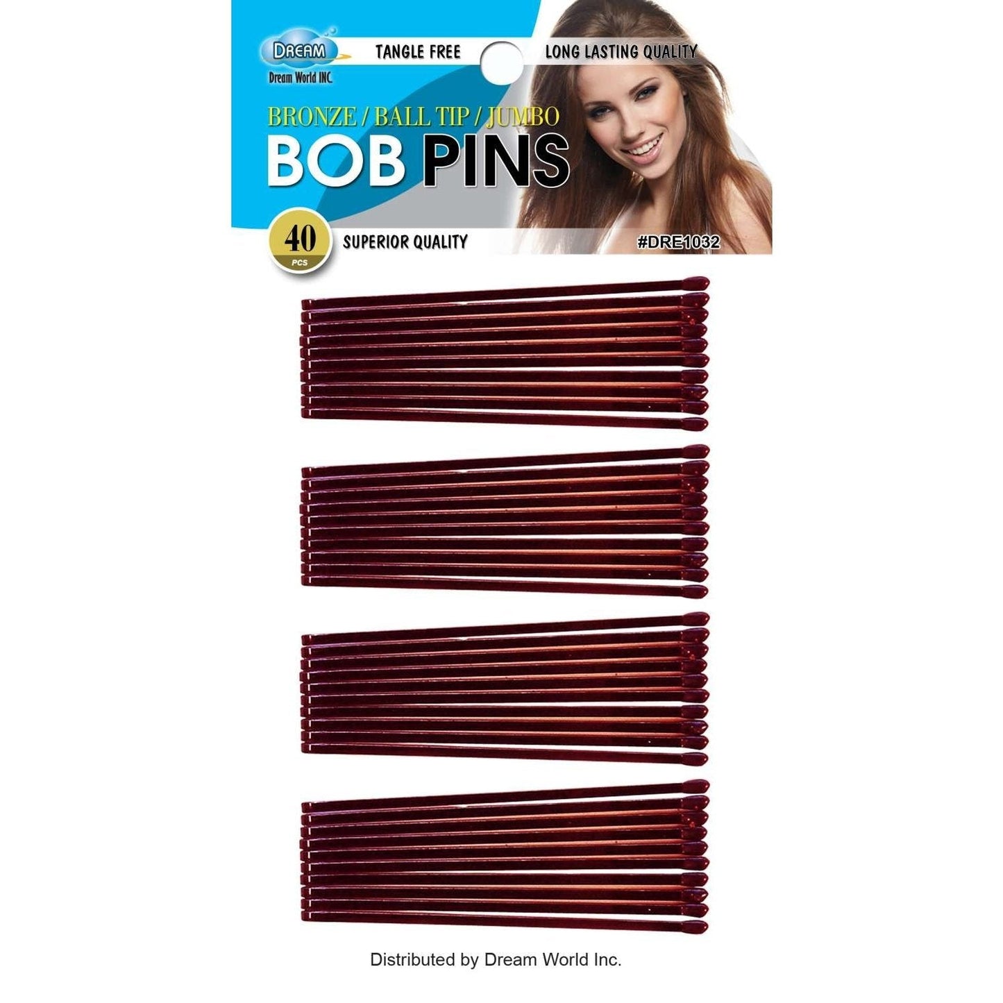 Dream Bobpin Jumbo 36Ct  Bronze