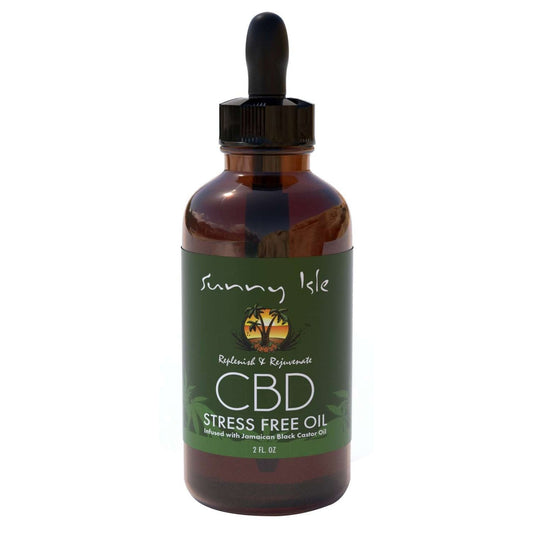Sunny Isle Jamaican Black Castor Oil Cbd Stress Free Oil