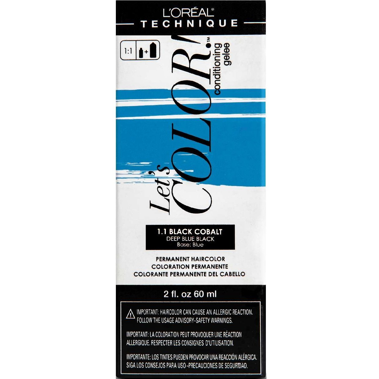 Loreal Lets Color 1.1 Black Cobalt