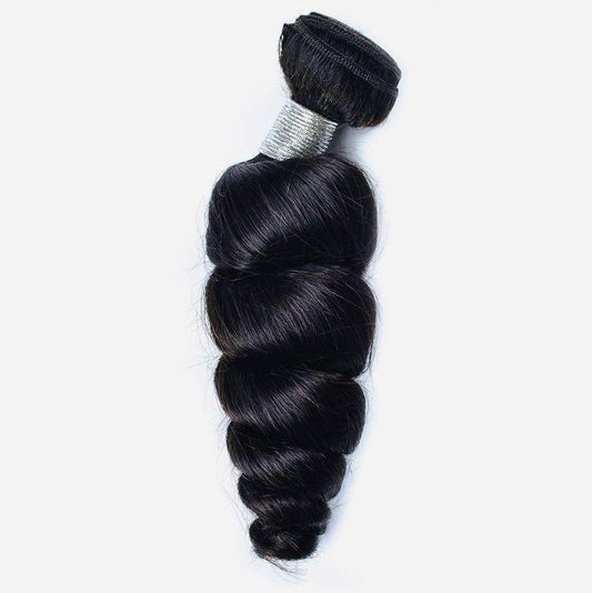 Raw Hair - Unprocessed Human Hair Hair Loose Wave 14 Inch Natural Color