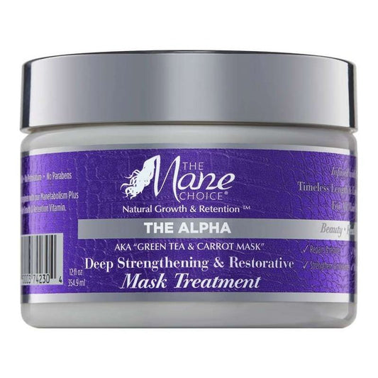 The Mane Choice The Alpha Green Tea  Carrot Deep Strengthening  Restorative Treatment Mask