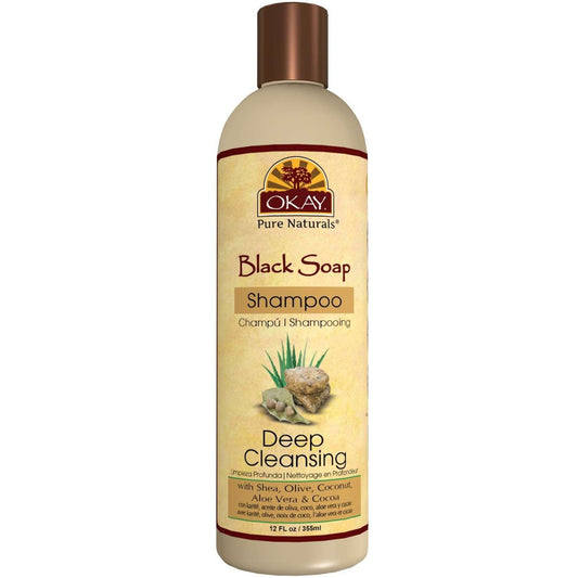 Okay Black Soap Shampoo