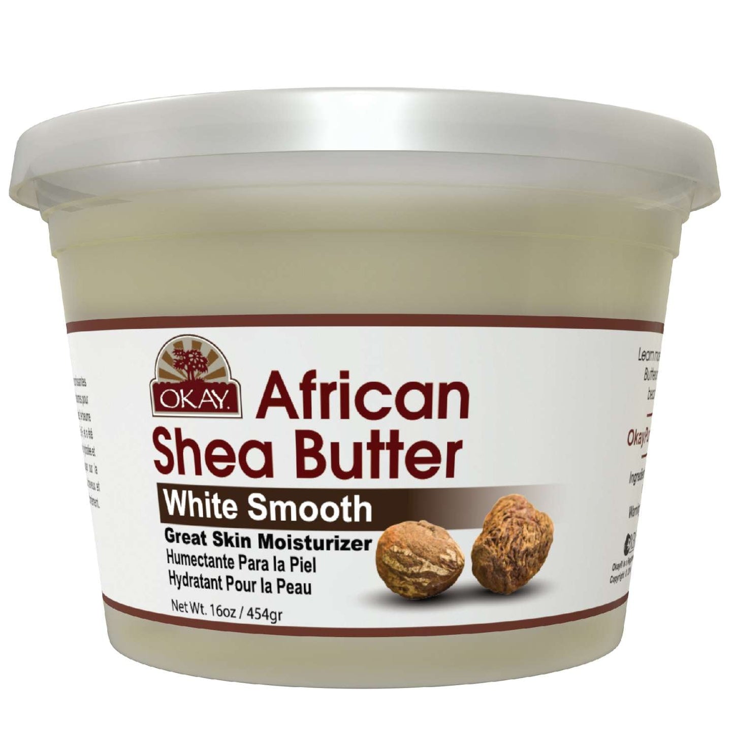Okay Shea Butter White Solid
