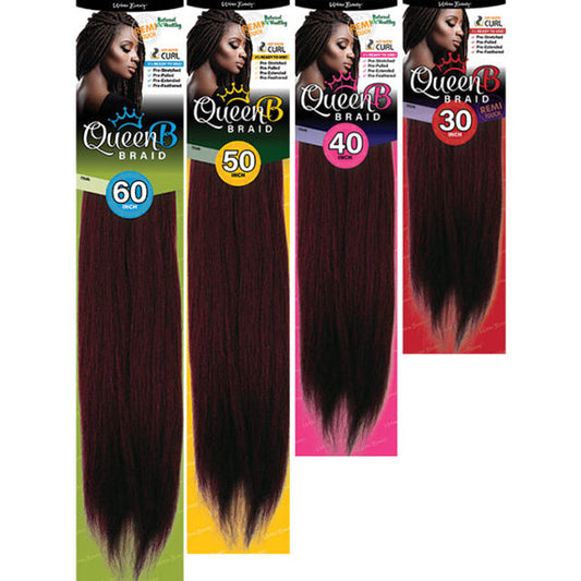 Queen B Pre Stretched Braiding Hair Single Pack