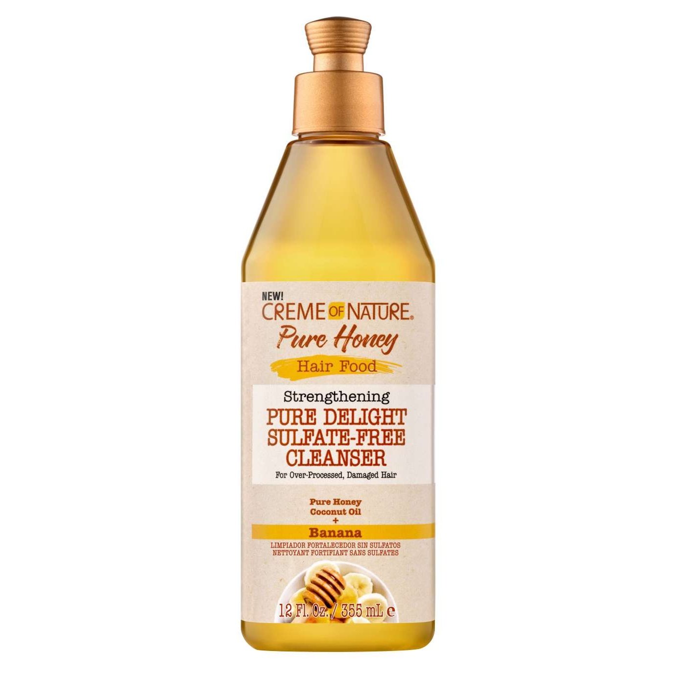 Creme Of Nature Pure Honey Hair Food Sulfate Free Cleaner