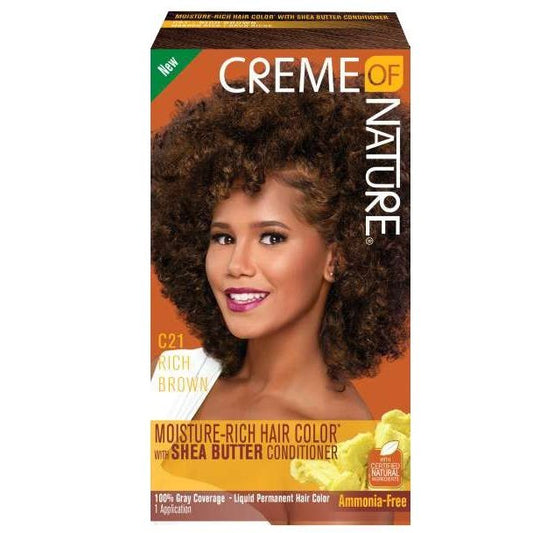 Creme Of Nature Liquid Hair Color Women's 21 Rich Brown