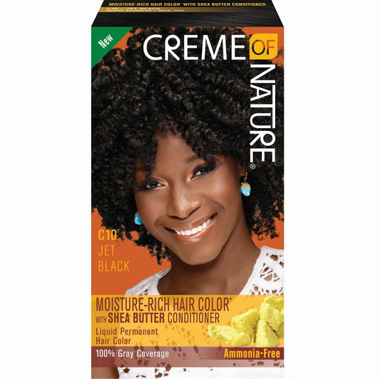 Creme Of Nature Liquid Hair Color 10 Jet Black