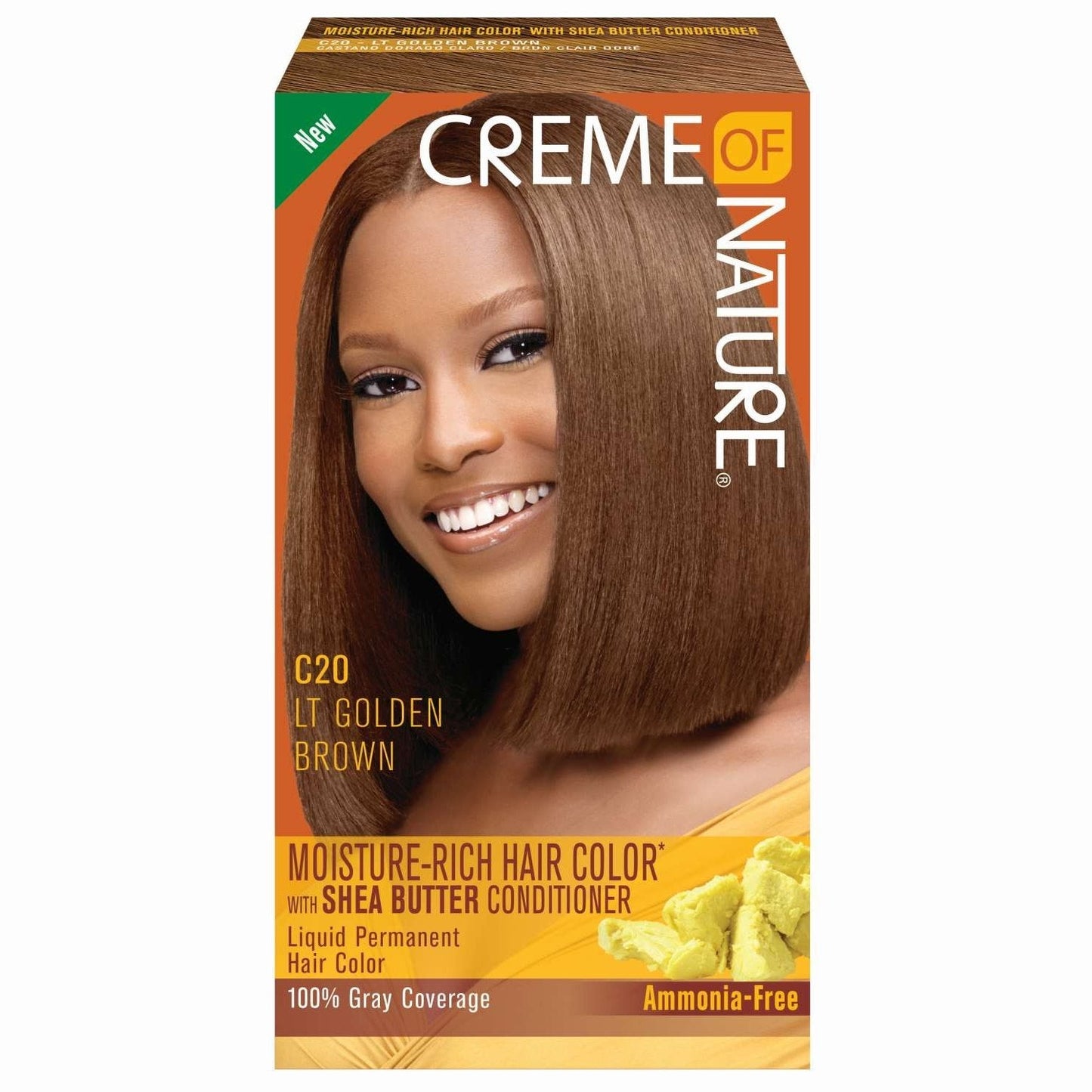 Creme Of Nature Liquid Hair Color 20 Lt Golden Brown