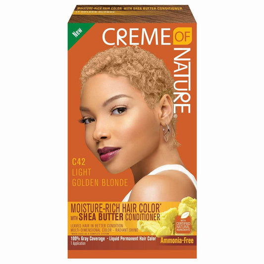 Creme Of Nature Liquid Hair Color C42 Light Golden Blonde