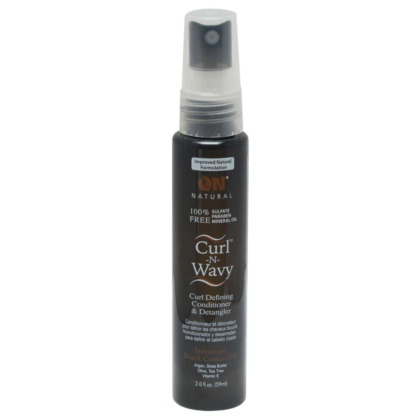 On Natural Curl-N-Wavy Jamaican Black Castor Oil Detangler
