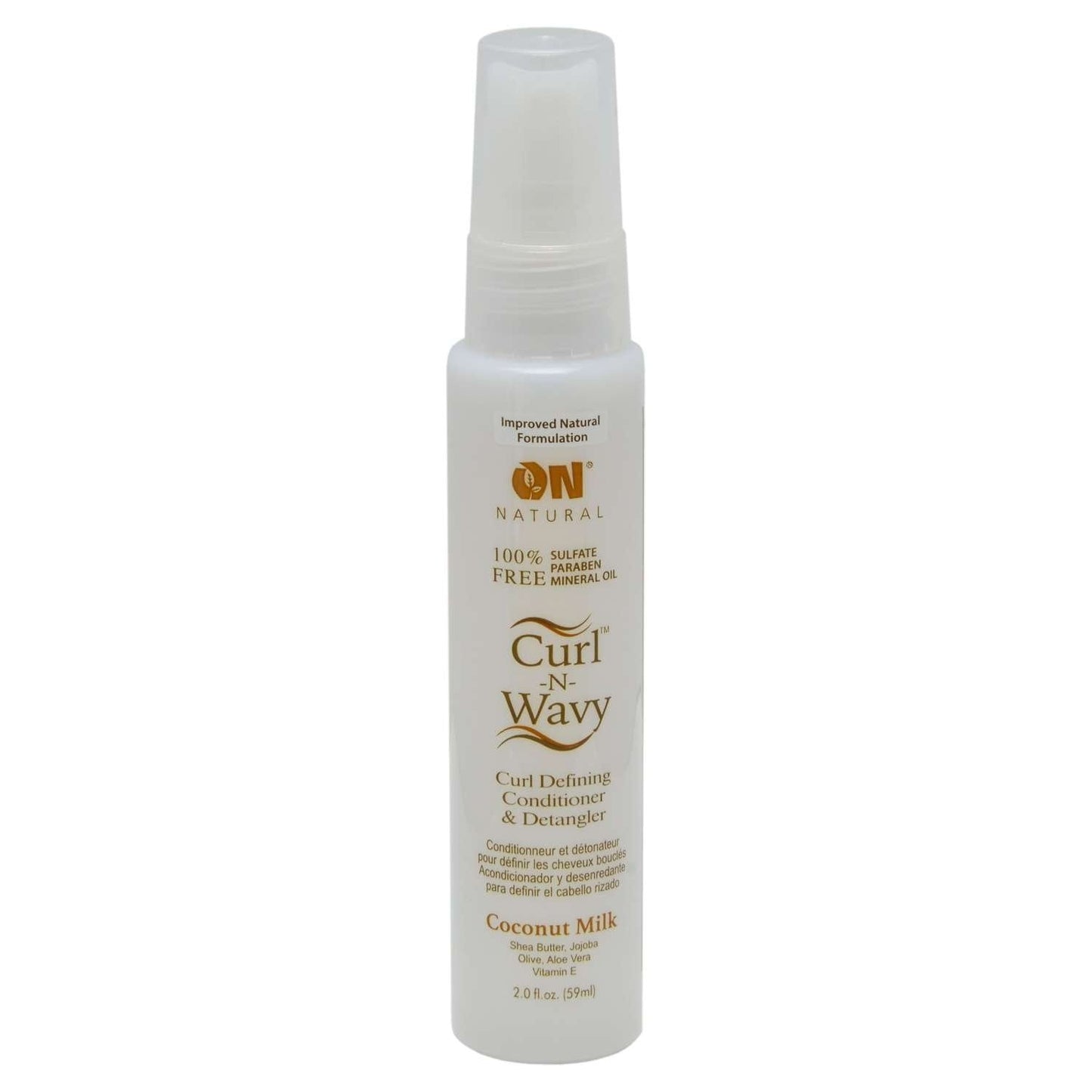 On Natural Curl-N-Wavy Coconut Milk Detangler